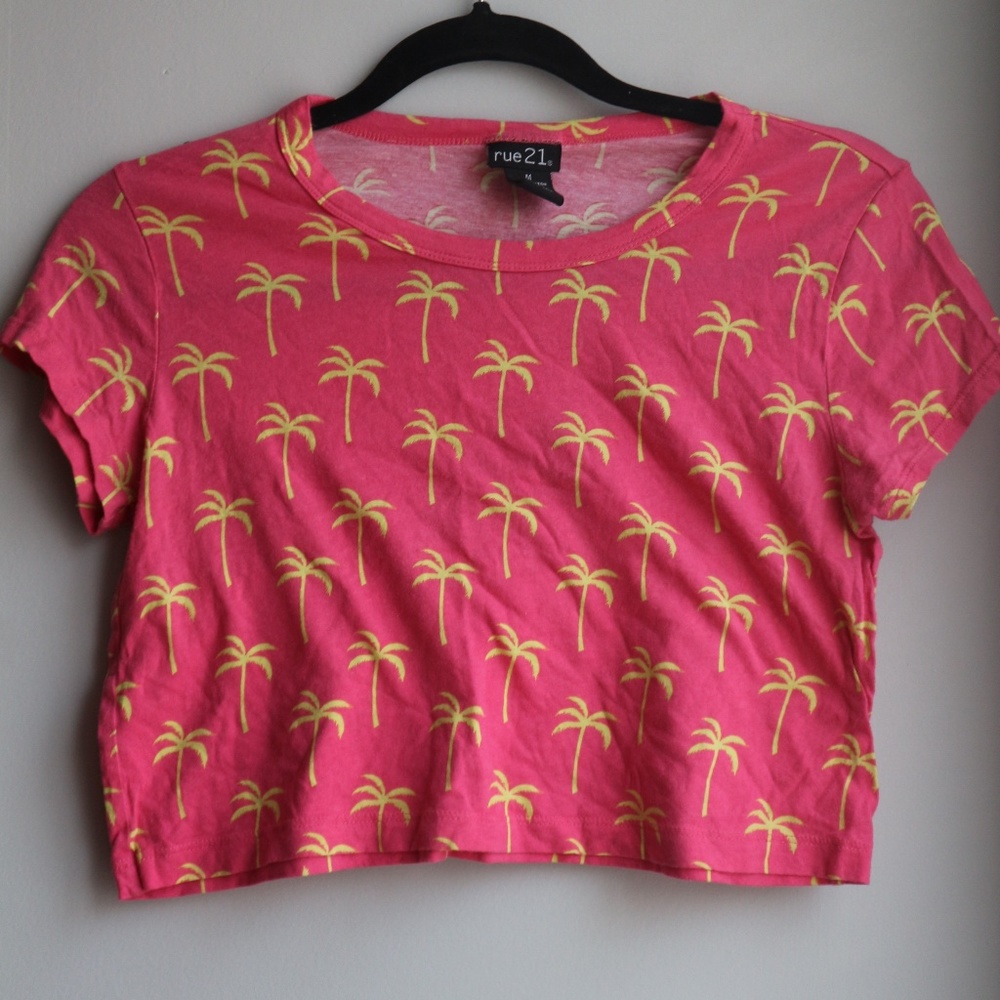 Palm Tree Crop Tee